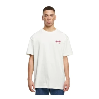 Abbildung von Merchcode Mrkebab Heavy Tshirt print, Herren, Größe: Large, Blancwhite