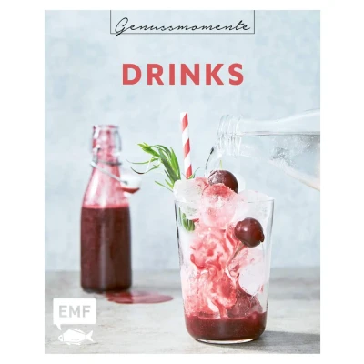 Abbildung von Genussmomente: Drinks: Schnelle und einfache Rezepte für Drinks, Cocktails Limonaden mit ohne Alkohol (Genussmomente: Die Food Reihe im handlichen Format modernem Design)