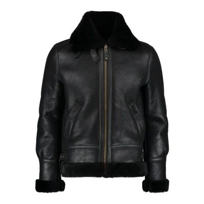 Abbildung von Schott Lederjacke black, Herren, Größe: Small, Black