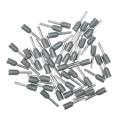 Abbildung von Aderendhülsen 0,75mm² grau, isoliert, 50 Stück