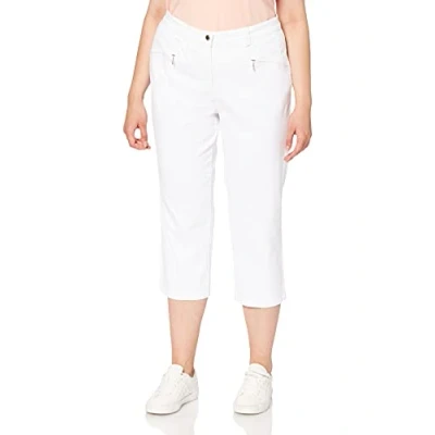 Abbildung von Ulla Popken, Damen, große Größen, Hose Mony, wadenlang