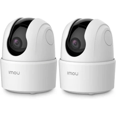 Abbildung von Imou 2K Überwachungskamera Innen 360 WLAN Baby Kamera mit AI Personen /Geräusch /Bewegungserkennung, Nachtsicht, Hunde Überwachung APP, Zwei Wege Audio, Sirene (2Pcs)