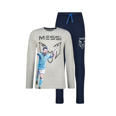 Abbildung von Messi Champ Nachtwäsche Set für Kinder, Größe: 170 176, Grey melee