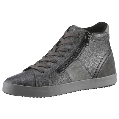 Abbildung von Geox Sneaker &quot;D BLOMIEE D&quot;, Freizeitschuh, Boots, Hightop im Metallic Look