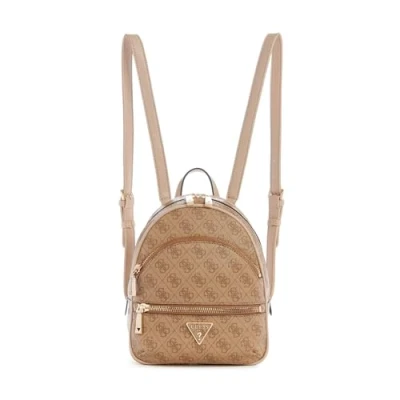 Abbildung von Guess Manhattan CITY Tagesrucksack, Damen, Größe: One Size, Latte logo