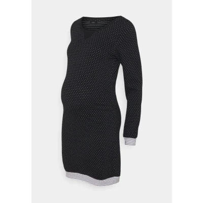 Abbildung von Lascana Maternity Nightdress Nachthemd, Damen, Größe: 32/34, Black