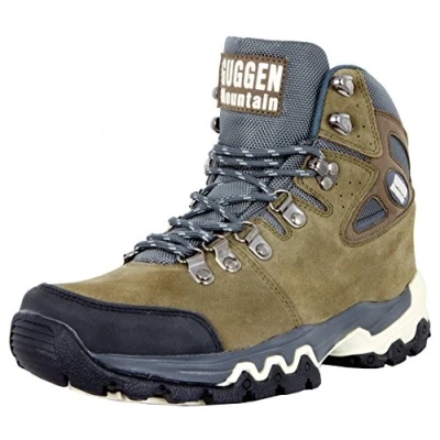 Abbildung von GUGGEN Mountain Herren Wanderschuh M008 Herrenwanderschuh Wanderstiefel Wasserabweisend, Verstärkte Schuhspitze, Leder