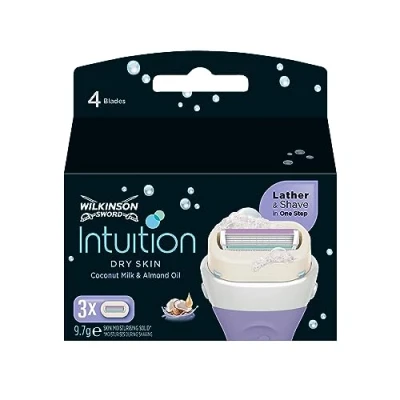 Abbildung von Wilkinson Sword Intuition Klingen für trockene Haut, 6 Stück, 2 x 3 Stück