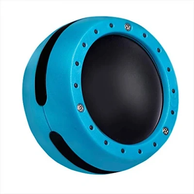 Abbildung von Voggenreiter Hi Lo Shaker Percussion Rhythmus Instrument für abwechslungsreiche und klare Klänge (Durchmesser: 7,5 cm, integriertes Resonanzfell), Blau/Schwarz