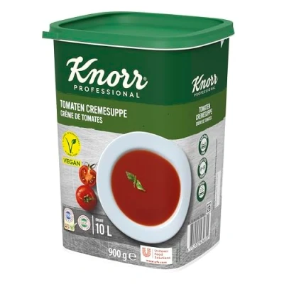 Abbildung von Knorr Tomaten Cremesuppe gebunden Trockenmischung (frischer, intensiver Geschmack) 1er Pack (1 x 900 g)