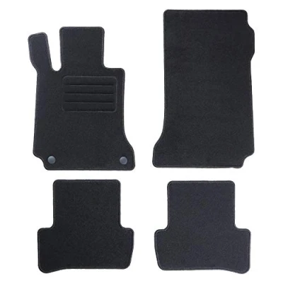 Abbildung von TEXER Textil Fußmatten Passend für Mercedes Benz C Klasse W204 Bj. 2007 2014 Basic