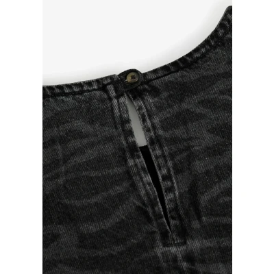 Abbildung von Next Short Sleeve Jeanskleid, Damen, Größe: 34xR, Zebra print