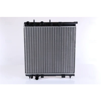 Abbildung von NISSENS 61279 Kühler, Motorkühlung Aluminium 380 415 34 Kühlrippen mechanisch gefügt CITROËN: C3 Pluriel, I Schrägheck
