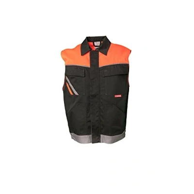 Abbildung von Planam Größe M Herren Visline Weste schwarz orange zink Modell 2461