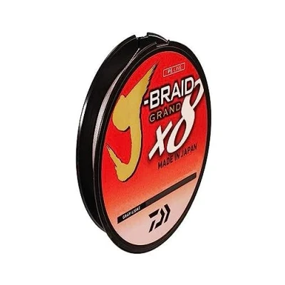 Abbildung von Daiwa Unisex Erwachsene JBGD8U20 300GL J Braid X8 Grand geflochtene Schnur, 274 m, 9 kg getestet, 0,9 cm Durchmesser, hellgrau, Graues Licht, 20 lb