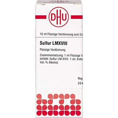 Abbildung von Sulfur LM Xviii Dilution 10 ml