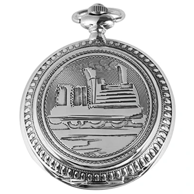 Abbildung von Excellanc Quarzuhr 4000032 Taschenuhr, silberfarben