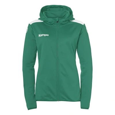 Abbildung von Kempa Damen Emotion 27 Kapuzenjacke Sport Jacke, Lagune/weiß, S EU