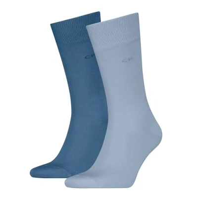 Abbildung von Calvin Klein Underwear MEN SOCK Unisex 2 PACK Socken, Herren, Größe: 39 42, Blue