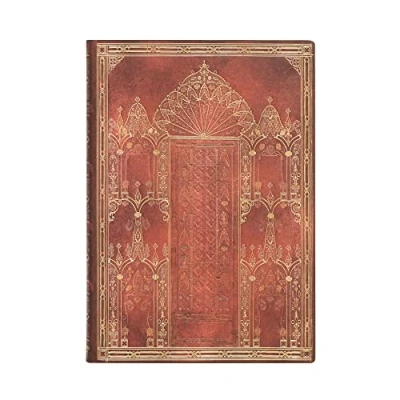 Abbildung von Paperblanks Isle of Ely Gothic Revival Flexi Midi Unlined 100 Gsm: softcover, gsm, ribbon marker, memento pouch, book edge printing, no closure