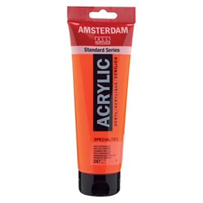 Abbildung von Amsterdam Standard Series Acrylfarbe Tube 250 ml Reflexorange 257 (17122570)