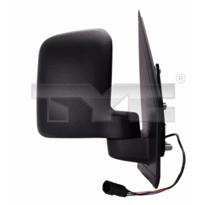Abbildung von Außenspiegel Tyc 310 0092 links schwarz für elektr.Spiegelverstellung, konvex, beheizbar FORD: Transit Connect Mk1 Kastenwagen, Tourneo