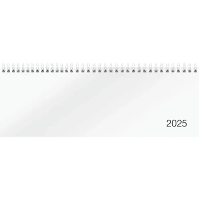Abbildung von rido/idé Querterminbuch Modell Sequenz (2025), 2 Seiten = 1 Woche, 297 x 105 mm, 112 Seiten, Karton Einband Trucard, weiß