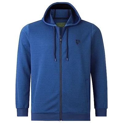 Abbildung von Charles Colby DUKE TREY Sweatjacke, Herren, Größe: XL, Royal blau