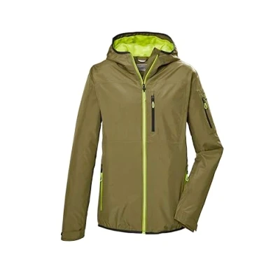 Abbildung von killtec Herren Funktionsjacke/leichte Regenjacke mit Kapuze, packbar KOS 110 MN JCKT, schwarz blau, L, 42956 000
