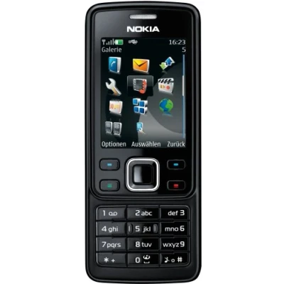 Abbildung von Nokia 6300 Black (Edge, GPRS, Kamera mit 2 MP, Musik Player, Bluetooth, Organizer) Handy