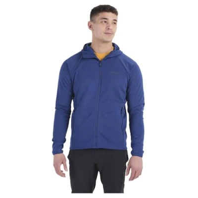 Abbildung von Marmot Herren Leconte Full Zip Hoody, Warme Fleece Jacke mit Reißverschluss in voller Länge, atmungsaktiv, winddichte Weste, leicht zu packen, ideal für Wandern und als Midlayer, Blue, L