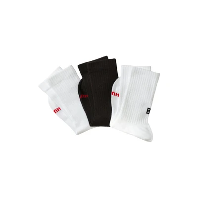 Abbildung von HUGO Underwear Freizeitsocken &quot;3P QS MESSAGES CC&quot;, (Packung, 3er Pack)