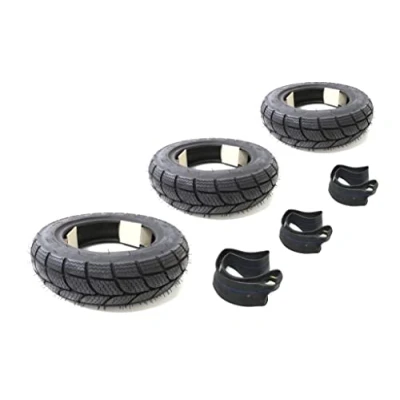 Abbildung von Winterreifen Set 3x 100/90 10 Zoll Reifen + Schlauch für Vespa Piaggio Ape 50 TM TL1T TL6T M+S Kennzeichnung