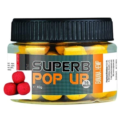 Abbildung von Carp Zoom Superb Pop Up, 16mm, 40g, Strawberry fish Up