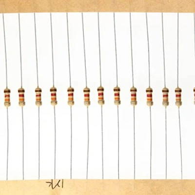 Abbildung von HUABAN 200 Stücke 0.25 Watts 1/4W 12K Ohm 5% Kohleschichtwiderstand