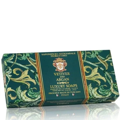 Abbildung von Fiorentino Seife Vetiver and Argan 3 x 125g