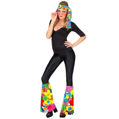 Abbildung von W WIDMANN MILANO Party Fashion Hippie Set 60er / 70er Jahre, Stirnband und Stulpen, Hippie, Reggae, Flower Power