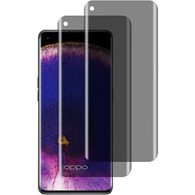 Abbildung von 2 Stück Sichtschutz für Oppo Find X3 Neo 5G Anti Spy Sichtschutzfolie 9H Härte, Spähen Privatsphäre Schutzfolie, Glas Folie Blickschutzfolie, Kratzer Displayschutzfolie