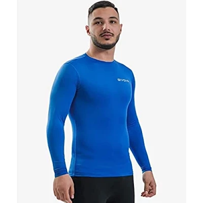 Abbildung von Givova, corpus 3 elastisches ärmel unterhemd m/l, hellblau, XL