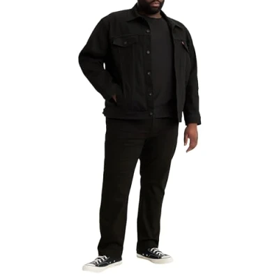 Abbildung von Levi&#039;s Plus 511 Slim Jeans Fit, Herren, Größe: 40x34, Black denim