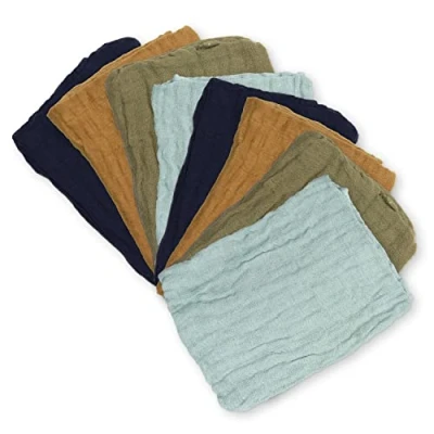 Abbildung von Pippi made with love 8 PACK Mullwindel für Kinder, Größe: One Size, Ombre blue