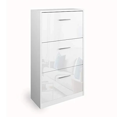 Abbildung von Vicco Schuhkipper Gizmo, Weiß Hochglanz, 59 x 105 cm