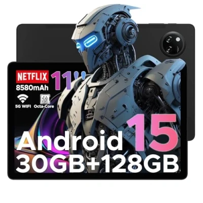 Abbildung von DOOGEE Tab A9 Pro+ Android 15 Tablet 11 Zoll 30GB RAM +128GB ROM (2TB TF) 8580mAh Gaming Android, Unisoc T7200 Octa Core Tablets PC,13MP+5MP/WIF 5/WidevineL1/3.5mm Audio/GPS/Face ID/OTG [2025]