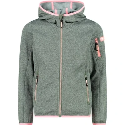 Abbildung von CMP Unisex Kinder Strickjacke mit fester Kapuze, Salbei Jade, 116