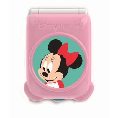 Abbildung von Clementoni Disney Baby Minnie Flip Phone, Kindertelefon 9 36 Monate, Aktivitätszentrum mit 4 Tasten zur Stimulierung des Imitativen Spiels Licht und Geräuschen, 17515
