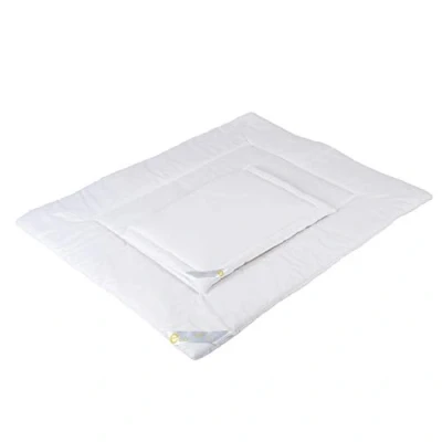 Abbildung von 2 tlg. Steppbett Set Kissen+Decke Allergiker geeignet von tweeto Decke 90x110cm + Kissen 40x60cm
