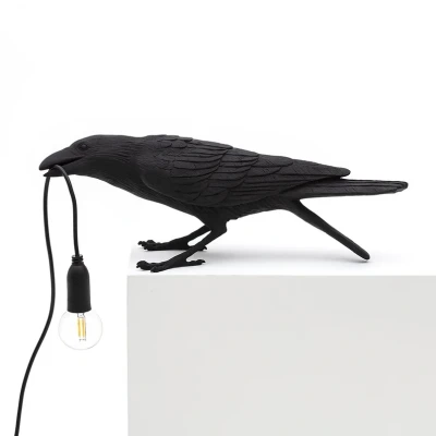 Abbildung von SELETTI Bird lamp Playing Indoor Black
