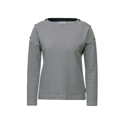 Abbildung von Cecil Streifen Strickpullover, Damen, Größe: XXL, Blau