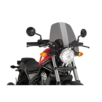 Abbildung von Puig Windschutzscheibe Naked New Generation Touring 9462F für Honda CMX 500 Rebel 17&#039; 19&#039;, Stark Getönt