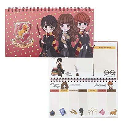 Abbildung von CERDÁ LIFE&#039;S LITTLE MOMENTS Planificador Semanal Pequeño de Espiral Harry Potter Licencia Oficial, Rojo, 2100003560